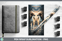 GorgeousDogs 04 Sunset Pen Wrap design.