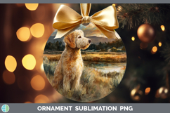 GorgeousDogs 04 Sunset Ornament design.