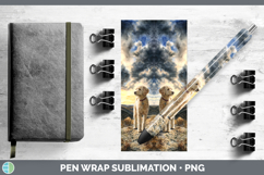 GorgeousDogs 04 Sunset Pen Wrap design.