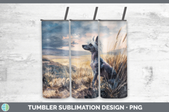 GorgeousDogs 04 Sunset Tumbler design.