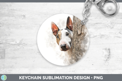 GorgeousDogs 04 Tree Peek Keychain design.