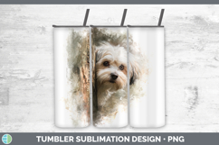 GorgeousDogs 04 Tree Peek Tumbler design.