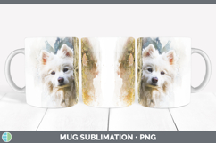 GorgeousDogs 04 Tree Peek Mug Wrap design.