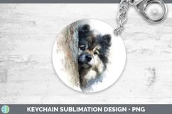GorgeousDogs 04 Tree Peek Keychain design.
