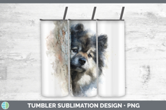 GorgeousDogs 04 Tree Peek Tumbler design.