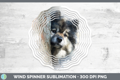 GorgeousDogs 04 Tree Peek Wind Spinner design.