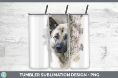 GorgeousDogs 04 Tree Peek Tumbler design.