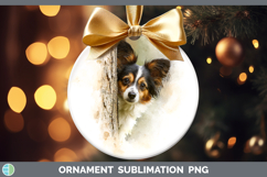 GorgeousDogs 04 Tree Peek Ornament design.