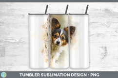 GorgeousDogs 04 Tree Peek Tumbler design.