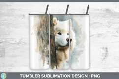 GorgeousDogs 04 Tree Peek Tumbler design.