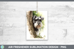 GorgeousDogs 04 Tree Peek Air Freshener design.