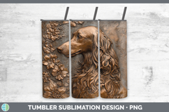 GorgeousDogs 05 Copper Relief Tumbler design.
