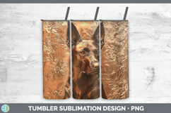 GorgeousDogs 05 Copper Relief Tumbler design.