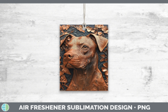 GorgeousDogs 05 Copper Relief Air Freshener design.
