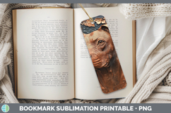 GorgeousDogs 05 Copper Relief Bookmark design.