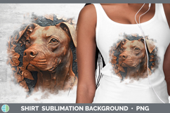 GorgeousDogs 05 Copper Relief Shirt design.
