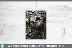 GorgeousDogs 05 Copper Relief Air Freshener design.