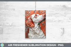 GorgeousDogs 05 Copper Relief Air Freshener design.