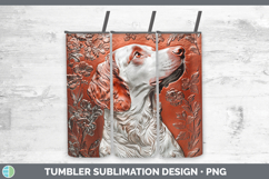 GorgeousDogs 05 Copper Relief Tumbler design.