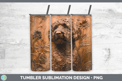 GorgeousDogs 05 Copper Relief Tumbler design.