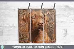 GorgeousDogs 05 Copper Relief Tumbler design.