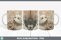 GorgeousDogs 05 Copper Relief Mug Wrap design.