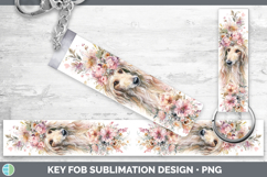 GorgeousDogs 05 Floral Crown Key Fob design.