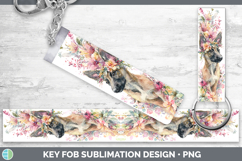 GorgeousDogs 05 Floral Crown Key Fob design.