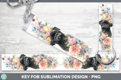 GorgeousDogs 05 Floral Crown Key Fob design.