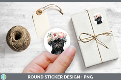 GorgeousDogs 05 Floral Crown Stickers design.