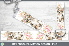 GorgeousDogs 05 Floral Crown Key Fob design.