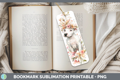 GorgeousDogs 05 Floral Crown Bookmark design.