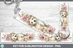 GorgeousDogs 05 Floral Crown Key Fob design.