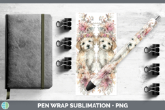 GorgeousDogs 05 Floral Crown Pen Wrap design.
