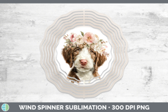 GorgeousDogs 05 Floral Crown Wind Spinner design.