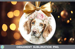 GorgeousDogs 05 Floral Crown Ornament design.