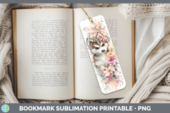 GorgeousDogs 05 Floral Crown Bookmark design.