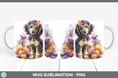 GorgeousDogs 05 Halloween Mug Wrap design.