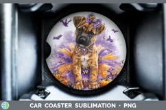 GorgeousDogs 05 Halloween Car Coaster design.