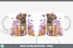 GorgeousDogs 05 Halloween Mug Wrap design.