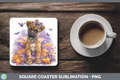 GorgeousDogs 05 Halloween Square Coaster design.