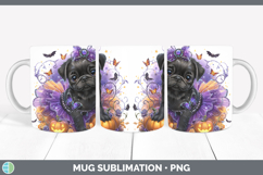 GorgeousDogs 05 Halloween Mug Wrap design.