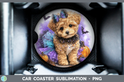 GorgeousDogs 05 Halloween Car Coaster design.