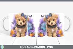 GorgeousDogs 05 Halloween Mug Wrap design.