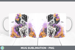 GorgeousDogs 05 Halloween Mug Wrap design.