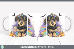 GorgeousDogs 05 Halloween Mug Wrap design.