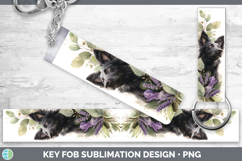 GorgeousDogs 05 Lavender and Eucalyptus Key Fob design.
