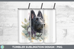 GorgeousDogs 05 Lavender and Eucalyptus Tumbler design.