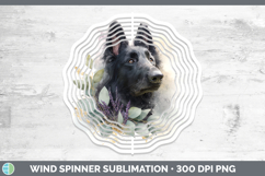 GorgeousDogs 05 Lavender and Eucalyptus Wind Spinner design.