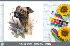 GorgeousDogs 05 Lavender and Eucalyptus Paper Backgrounds design.